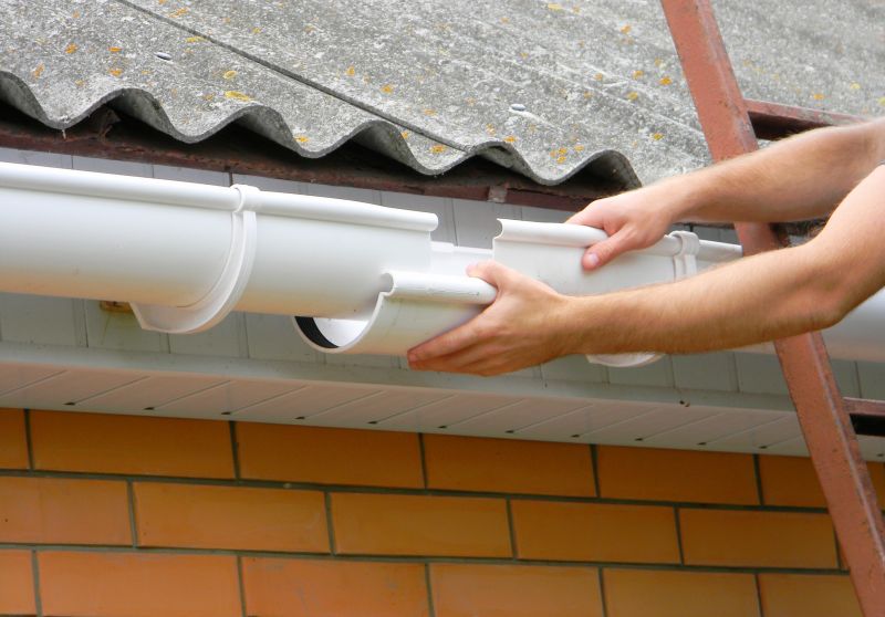 Pvc Rain Gutter Installation